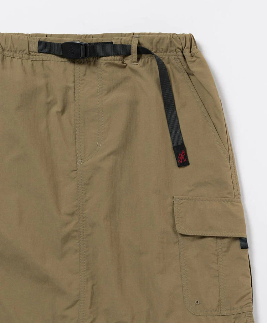 CONVERTIBLE CARGO SKIRT KHAKI