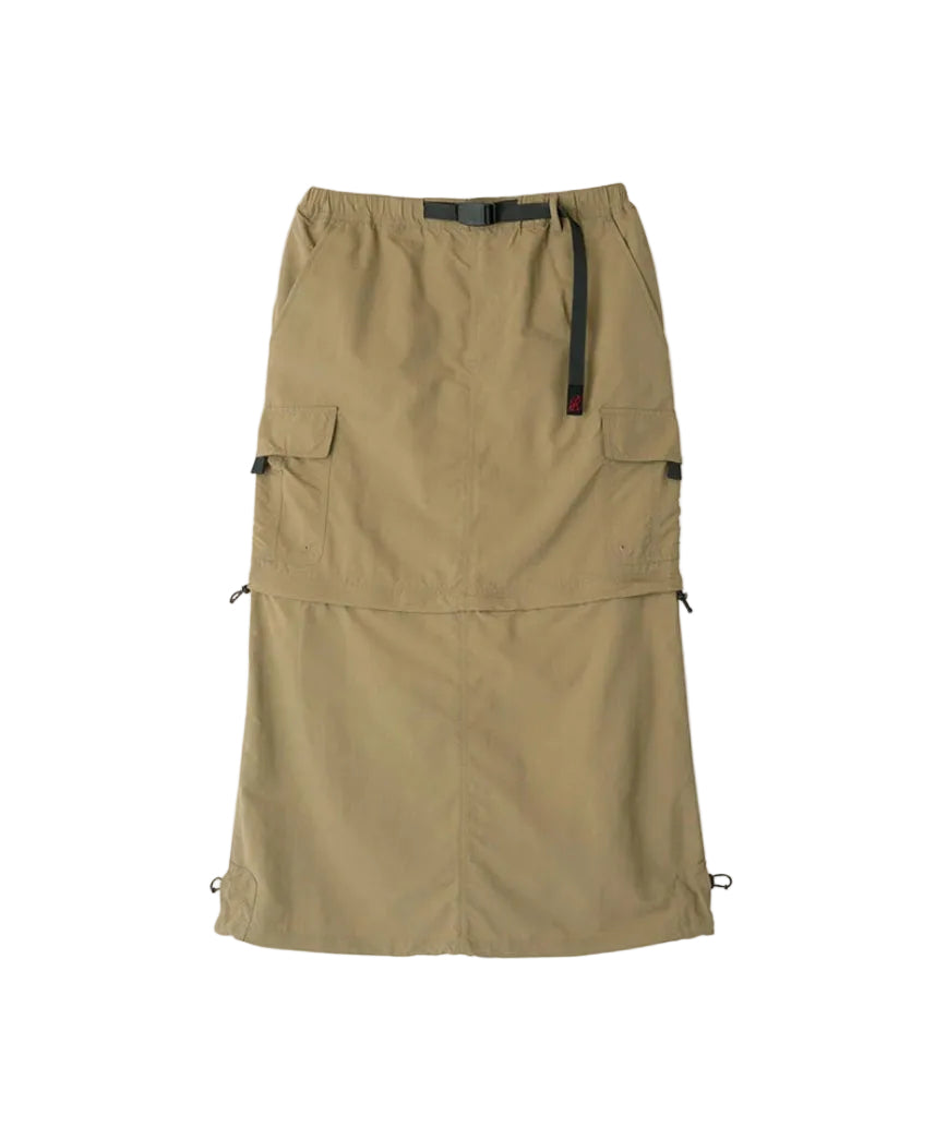 CONVERTIBLE CARGO SKIRT KHAKI