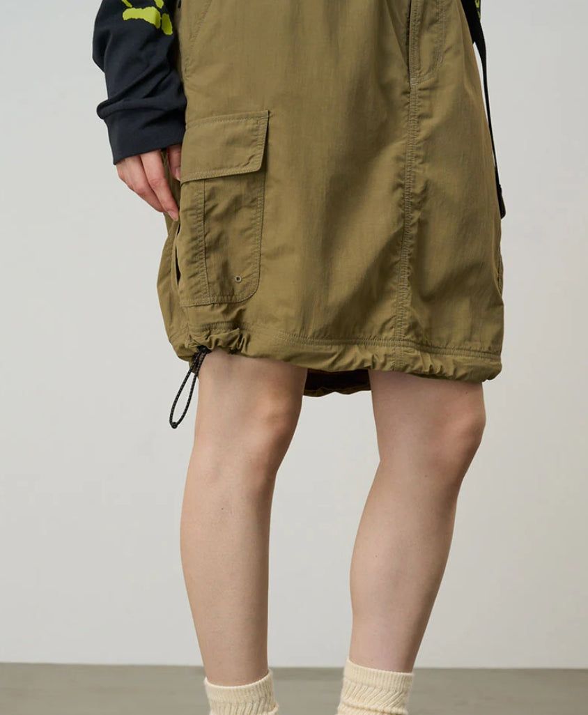 CONVERTIBLE CARGO SKIRT KHAKI