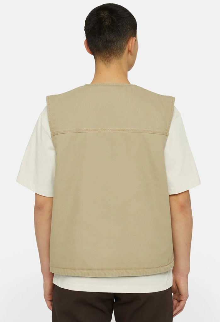 CANVAS SUMMER VEST DESERT