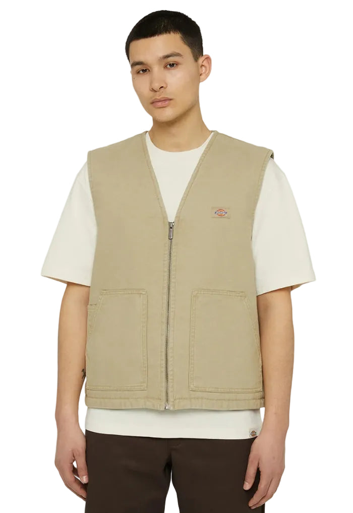 CANVAS SUMMER VEST DESERT
