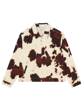 WORKSHOP JACKET COW PRINT