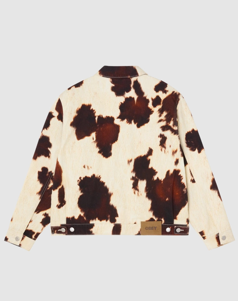 WORKSHOP JACKET COW PRINT