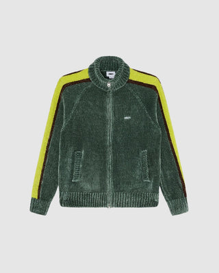 VAREN ZIP UP SWEATER DARK FOREST MULTI