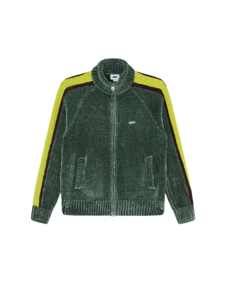 VAREN ZIP UP SWEATER DARK FOREST MULTI