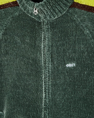 VAREN ZIP UP SWEATER DARK FOREST MULTI
