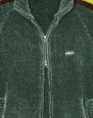 VAREN ZIP UP SWEATER DARK FOREST MULTI
