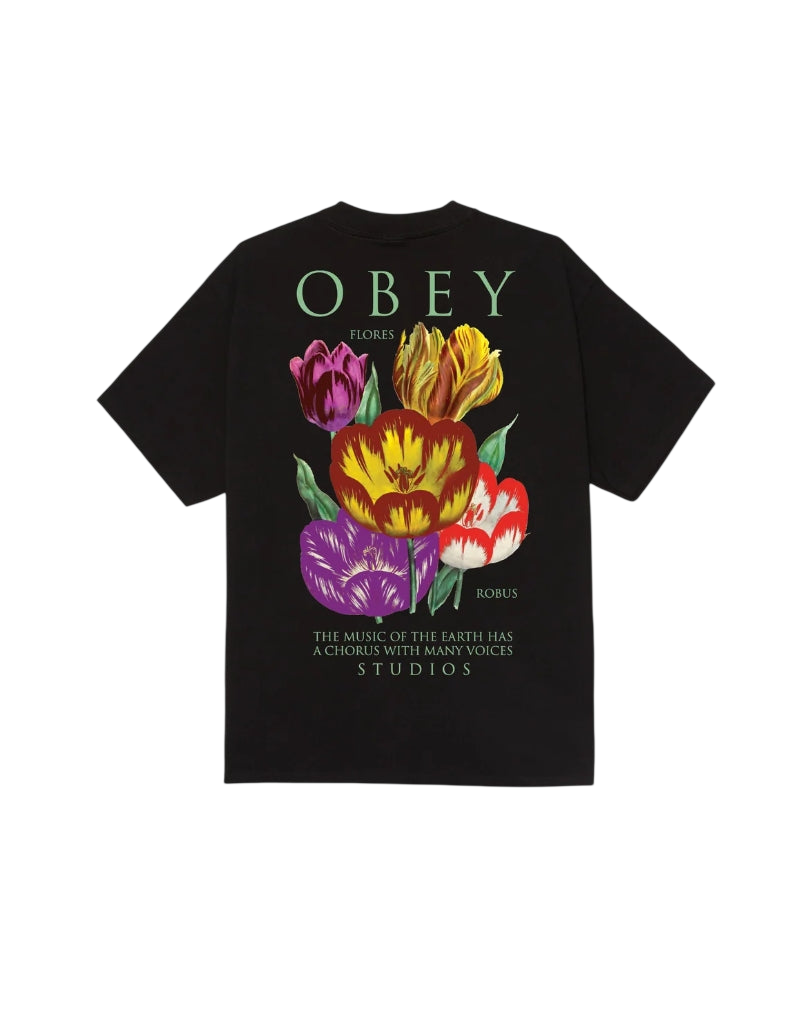 FLORES ROBUS TEE BLACK