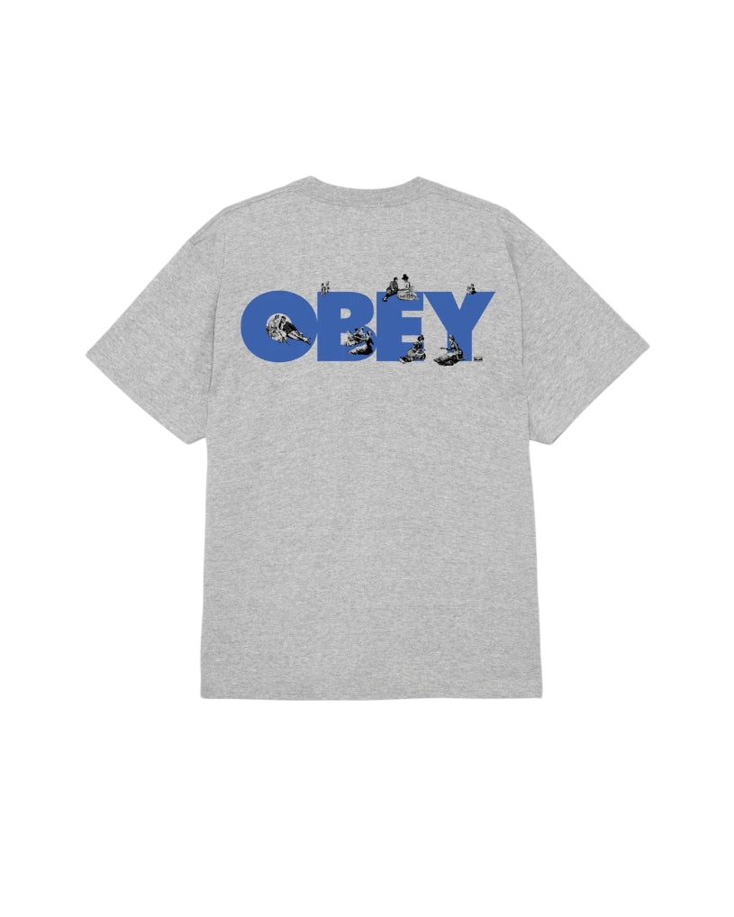 PICNIC CLASSIC TEE HEATHER GREY