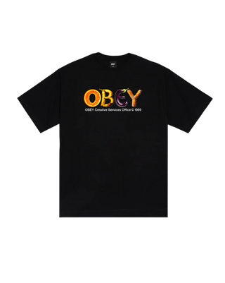 CREATIVE SERVICES OFFICE TEE BLACK