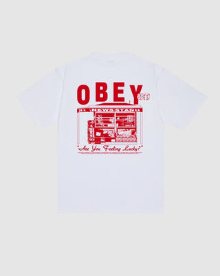 NEWSTAND TEE WHITE