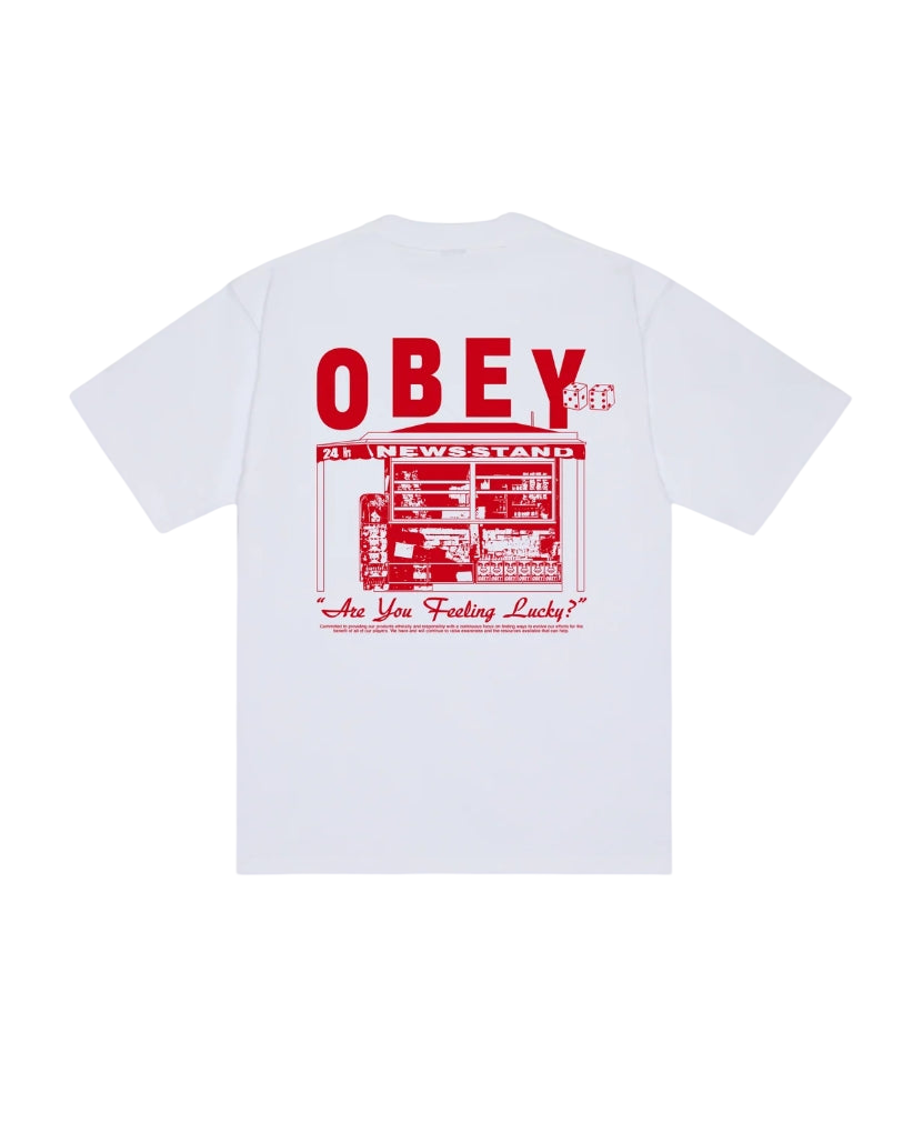 NEWSTAND TEE WHITE