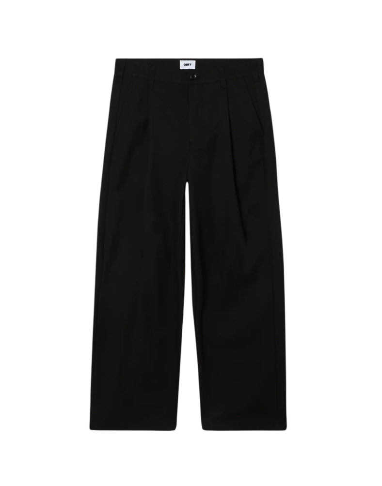 DEAN PLEATED PANT BLACK