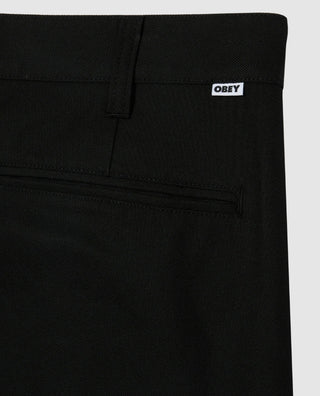 DEAN PLEATED PANT BLACK