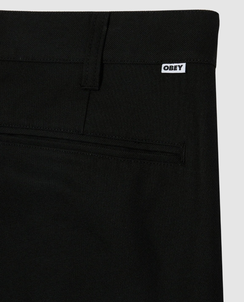 DEAN PLEATED PANT BLACK
