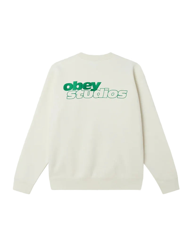 OBEY TONIC CREWNECK OFF WHITE