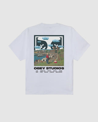 SKY FACE TEE WHITE