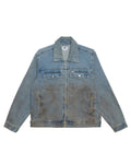 BASE TRUCKER JACKET HEAVY VINTAGE LIGHT INDIGO