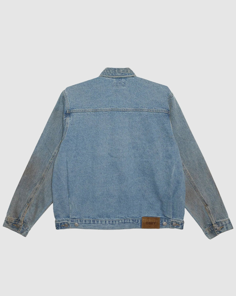 BASE TRUCKER JACKET HEAVY VINTAGE LIGHT INDIGO