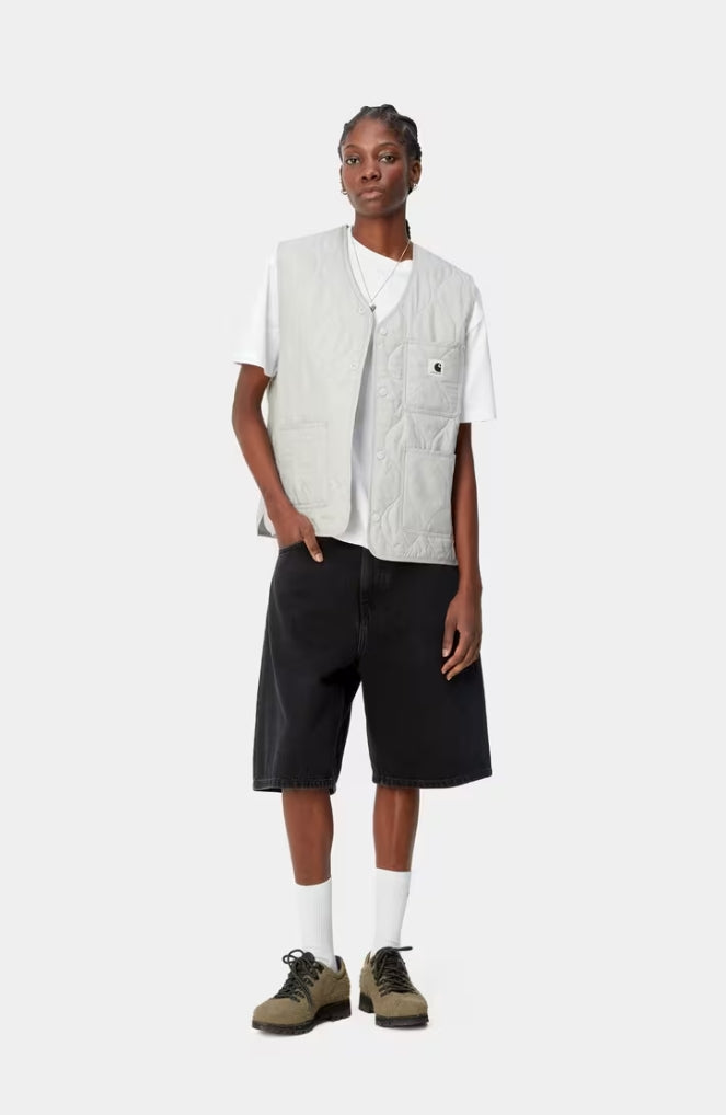 W' BRANDON SHORT BLACK STONE WASHED