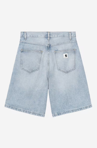 W' BRANDON SHORT BLUE WORN BLEACHED