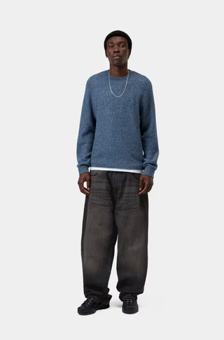 BRANDON PANT BLACK TOBACCO USED WASH