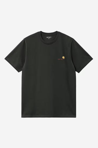 AMERICAN SCRIPT TEE RAVEN