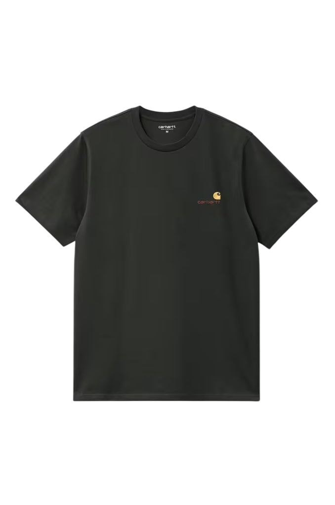 AMERICAN SCRIPT TEE RAVEN