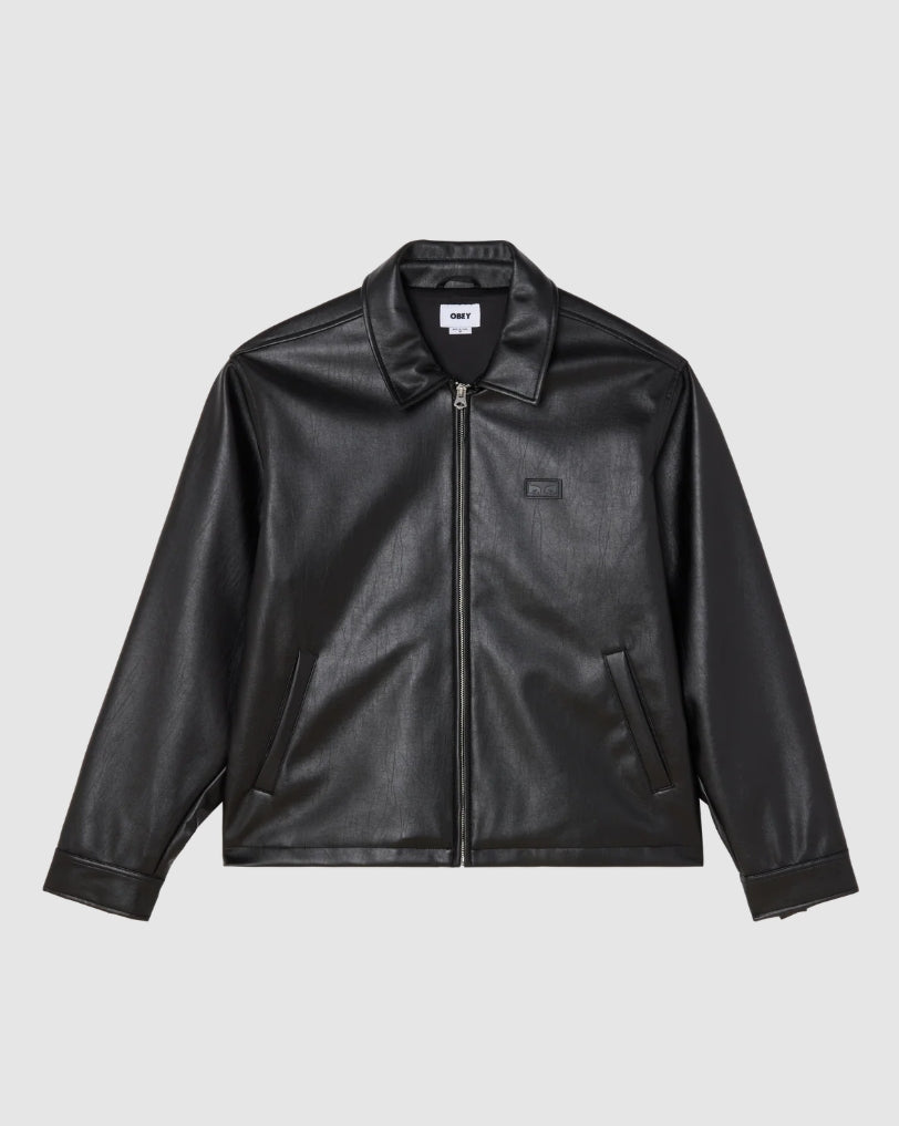 WORKMAN PU JACKET BLACK