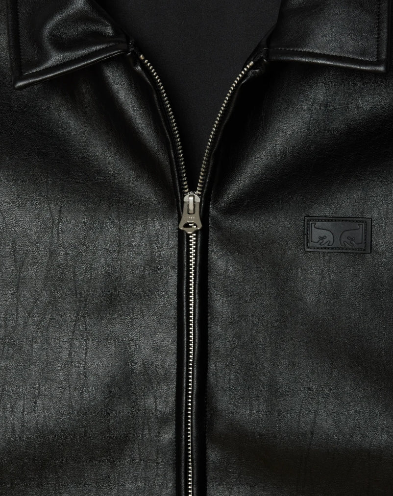 WORKMAN PU JACKET BLACK