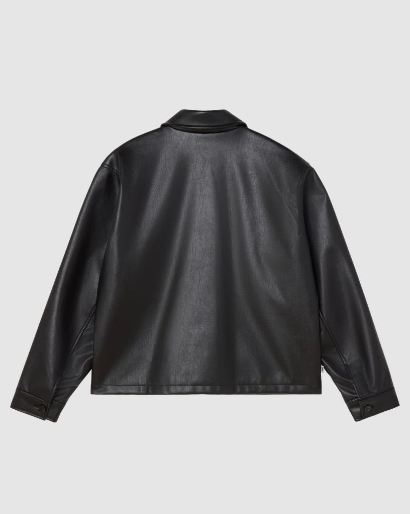 WORKMAN PU JACKET BLACK