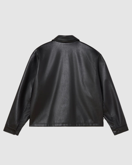 WORKMAN PU JACKET BLACK