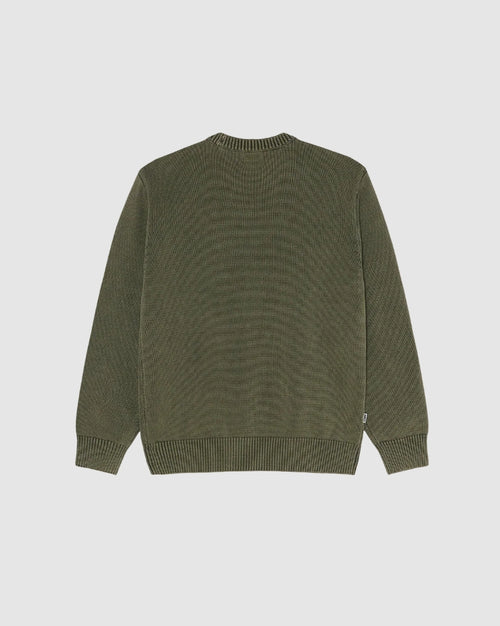FADE WASH SPEED LOGO SWEATER CHIMERA