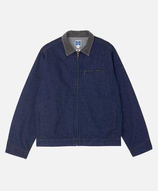 JAPANESE DENIM TRUCKER JACKET RINSED INDIGO