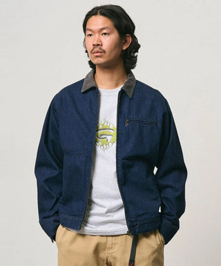 JAPANESE DENIM TRUCKER JACKET RINSED INDIGO