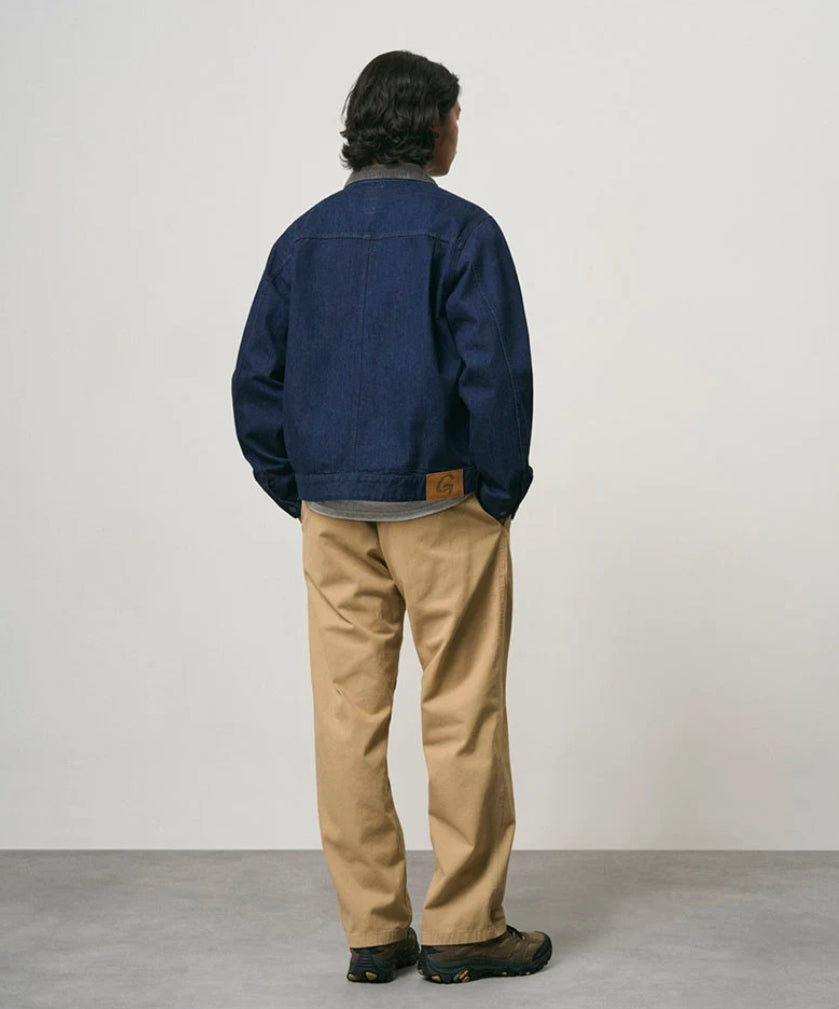 JAPANESE DENIM TRUCKER JACKET RINSED INDIGO