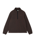 THERMAL FLEECE PULLOVER DEEP BROWN