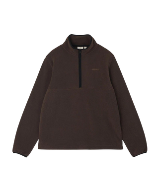 THERMAL FLEECE PULLOVER DEEP BROWN