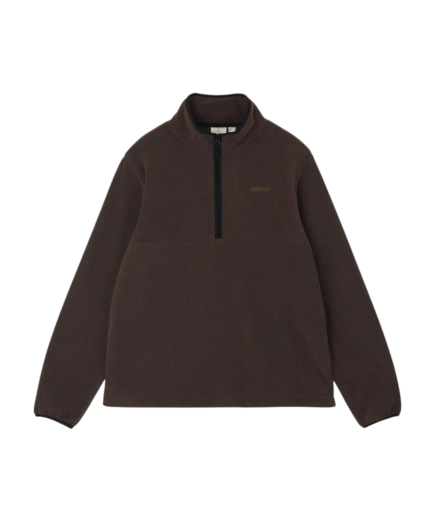 THERMAL FLEECE PULLOVER DEEP BROWN