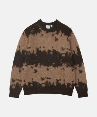 MOHAIR SPLATTER SWEATER TAUPE