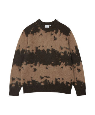 MOHAIR SPLATTER SWEATER TAUPE