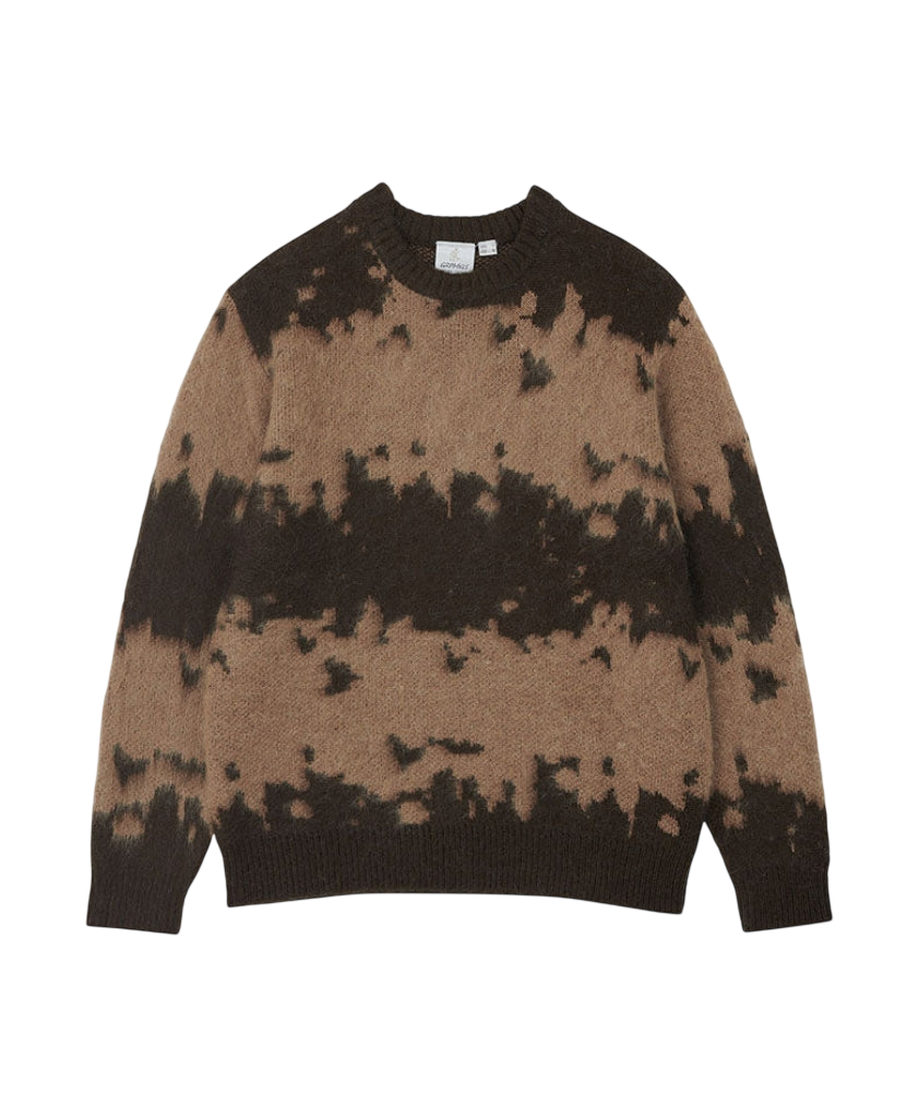 MOHAIR SPLATTER SWEATER TAUPE