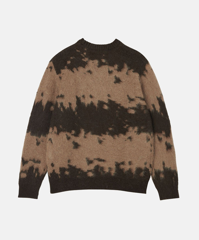 MOHAIR SPLATTER SWEATER TAUPE