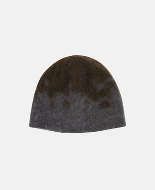 MOHAIR SPLATTER BEANIE SLATE
