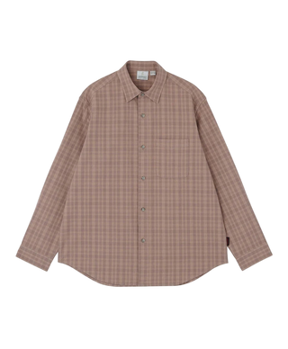 HEAVY WEIGHT CHECKERED SHIRT PLUM