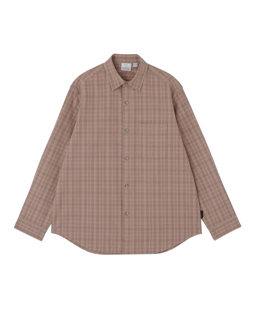 HEAVY WEIGHT CHECKERED SHIRT PLUM