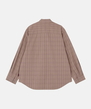HEAVY WEIGHT CHECKERED SHIRT PLUM