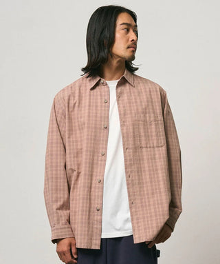 HEAVY WEIGHT CHECKERED SHIRT PLUM