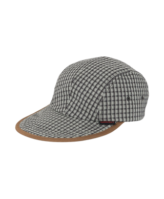 DOBBY PLAID CAP STONE