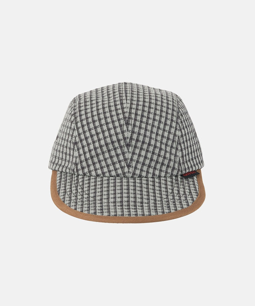 DOBBY PLAID CAP STONE